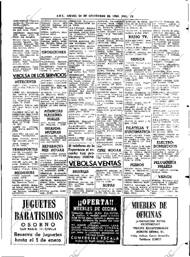 ABC SEVILLA 24-11-1983 página 73