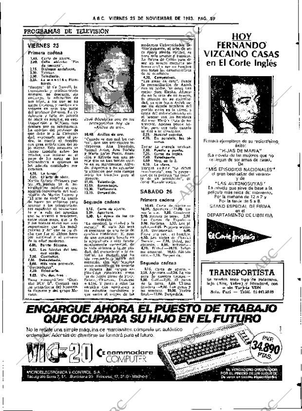 ABC SEVILLA 25-11-1983 página 59