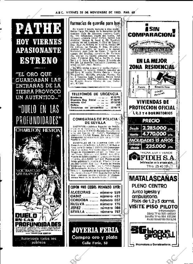 ABC SEVILLA 25-11-1983 página 60