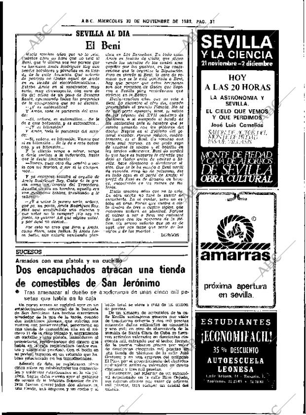 ABC SEVILLA 30-11-1983 página 31
