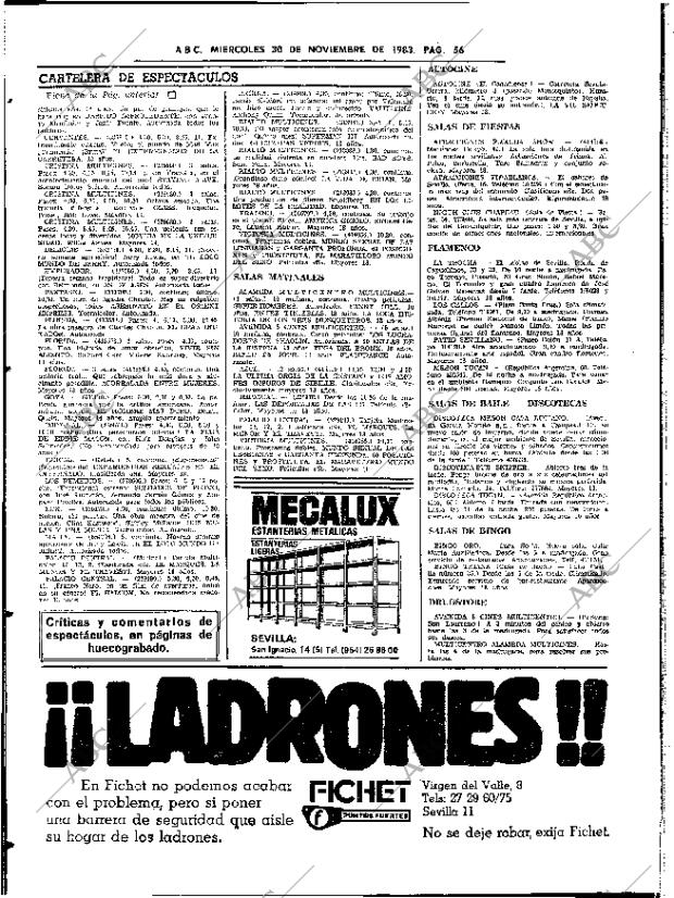 ABC SEVILLA 30-11-1983 página 56