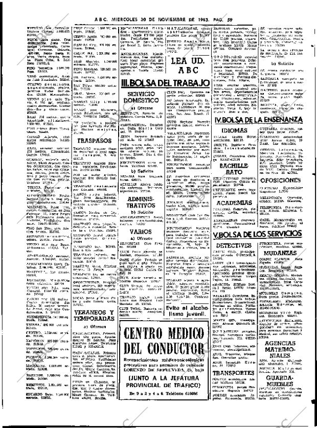 ABC SEVILLA 30-11-1983 página 59