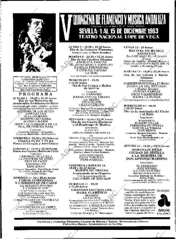 ABC SEVILLA 30-11-1983 página 6