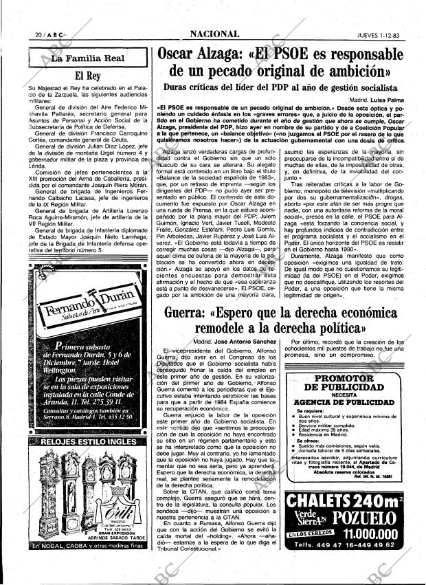 ABC MADRID 01-12-1983 página 20