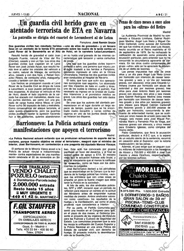 ABC MADRID 01-12-1983 página 21