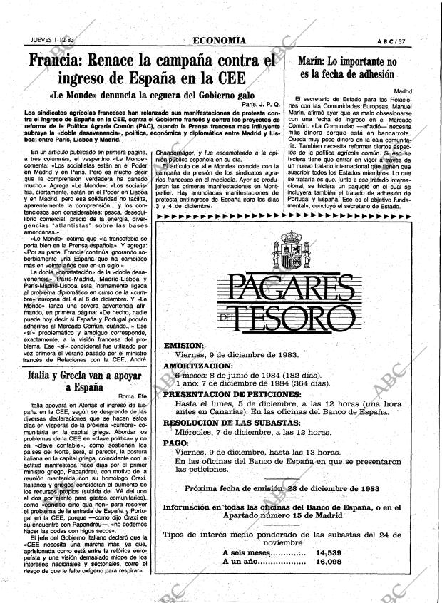 ABC MADRID 01-12-1983 página 37