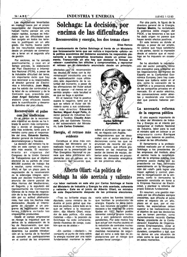 ABC MADRID 01-12-1983 página 56