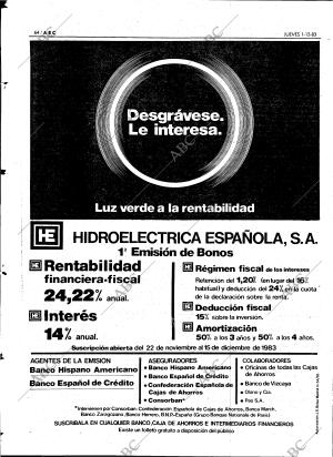 ABC MADRID 01-12-1983 página 64