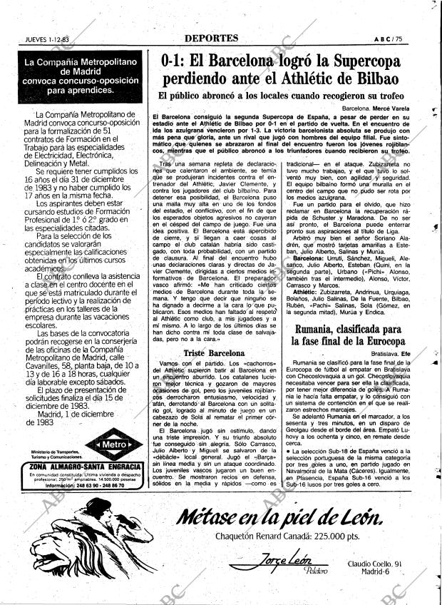 ABC MADRID 01-12-1983 página 75