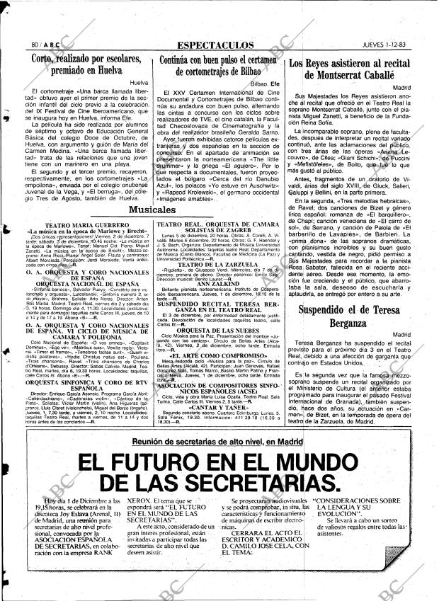 ABC MADRID 01-12-1983 página 80