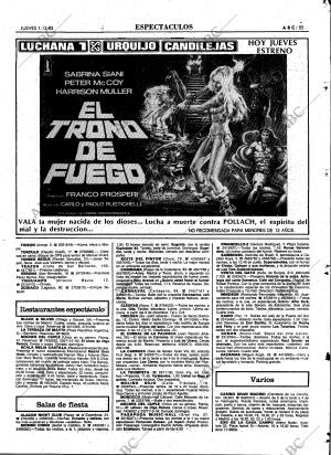 ABC MADRID 01-12-1983 página 85