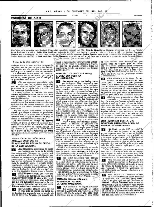ABC SEVILLA 01-12-1983 página 20