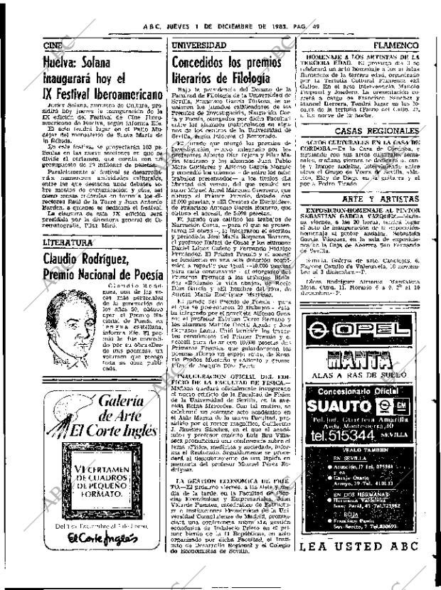 ABC SEVILLA 01-12-1983 página 49