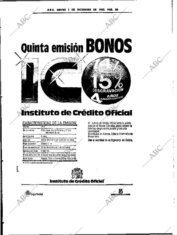 ABC SEVILLA 01-12-1983 página 50