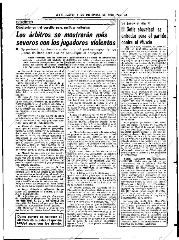 ABC SEVILLA 01-12-1983 página 55