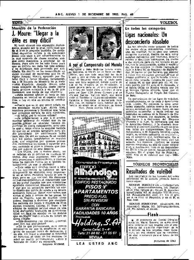 ABC SEVILLA 01-12-1983 página 60
