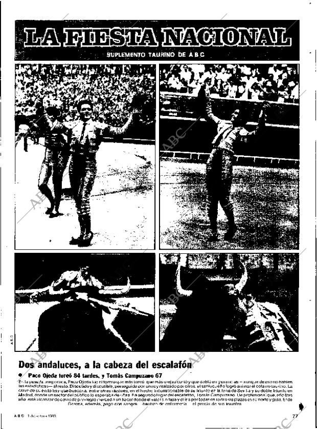 ABC SEVILLA 01-12-1983 página 77