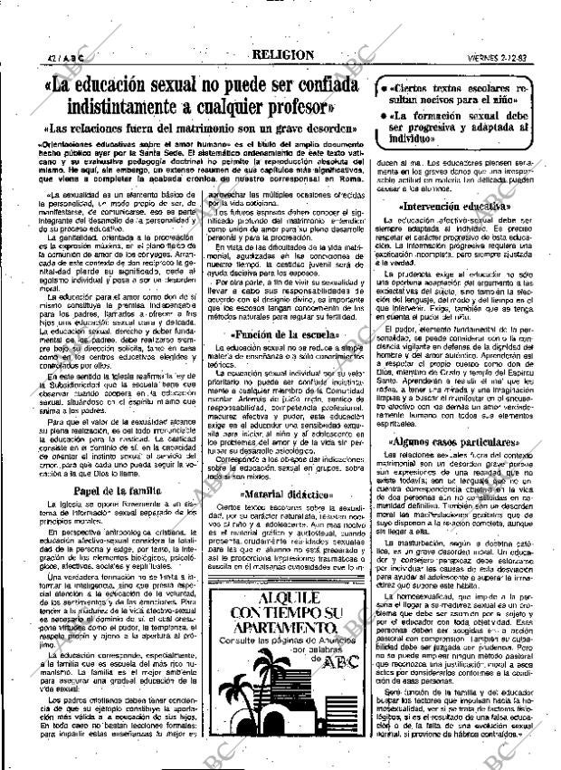 ABC MADRID 02-12-1983 página 42