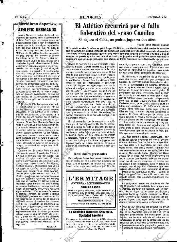 ABC MADRID 02-12-1983 página 66