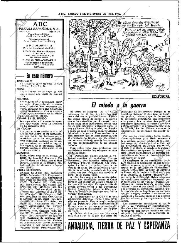 ABC SEVILLA 03-12-1983 página 14