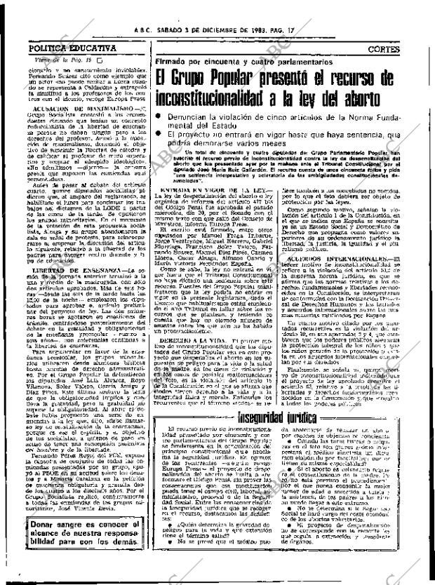 ABC SEVILLA 03-12-1983 página 17