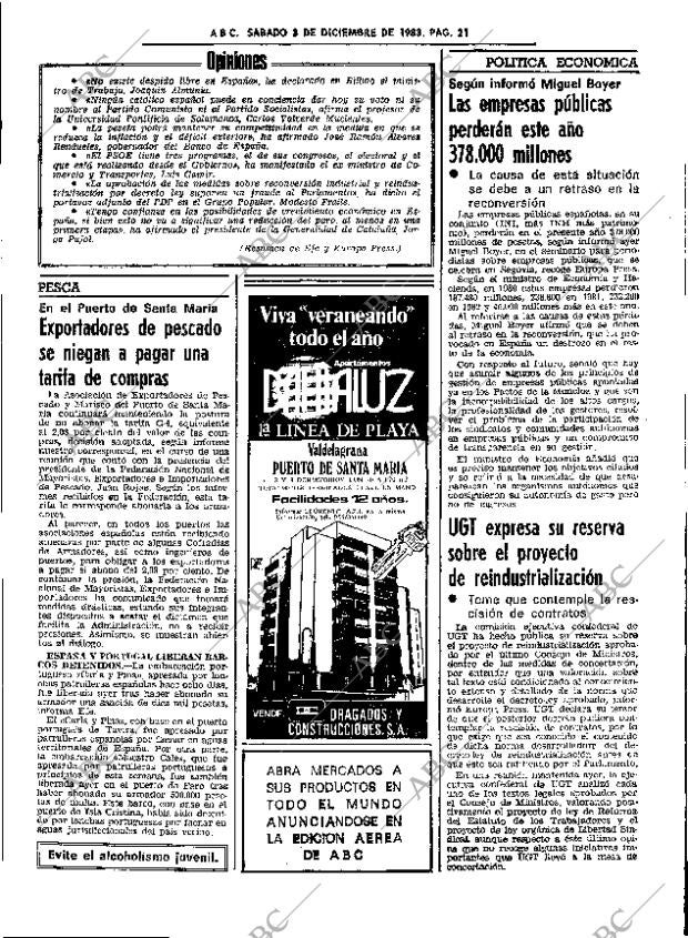 ABC SEVILLA 03-12-1983 página 21