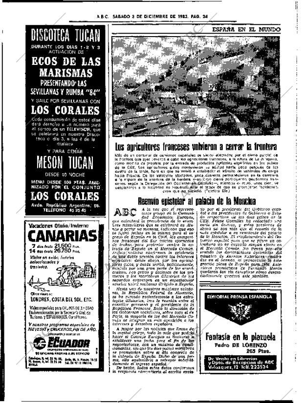 ABC SEVILLA 03-12-1983 página 24
