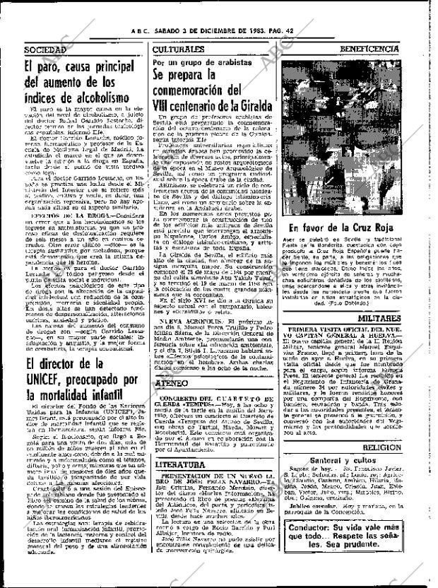 ABC SEVILLA 03-12-1983 página 42