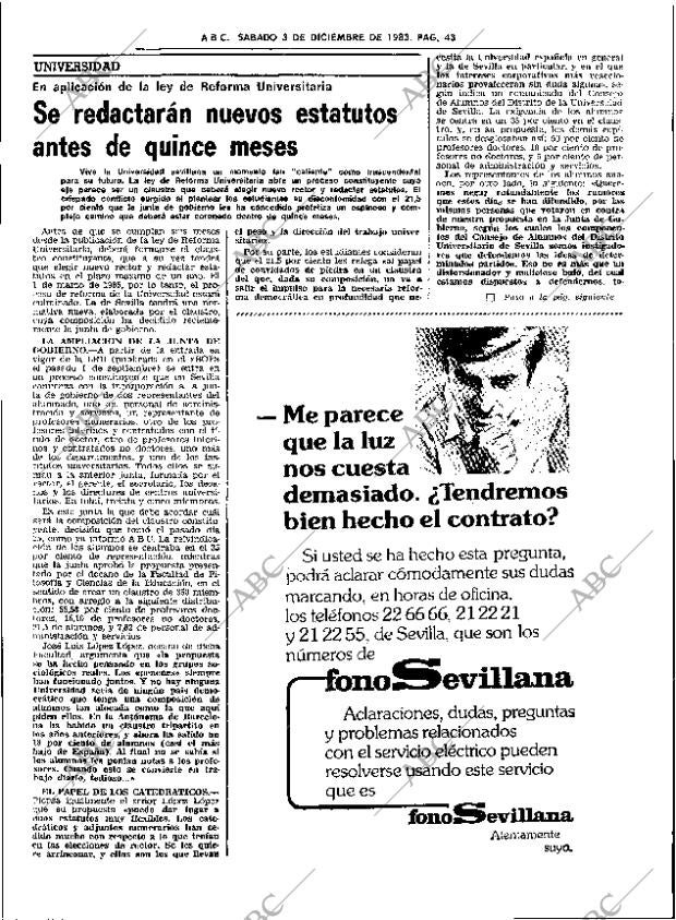 ABC SEVILLA 03-12-1983 página 43