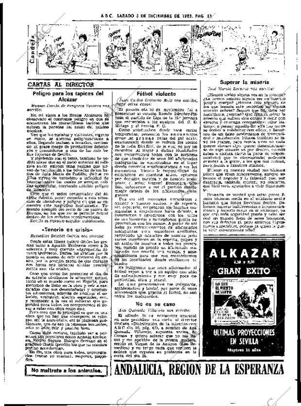 ABC SEVILLA 03-12-1983 página 51
