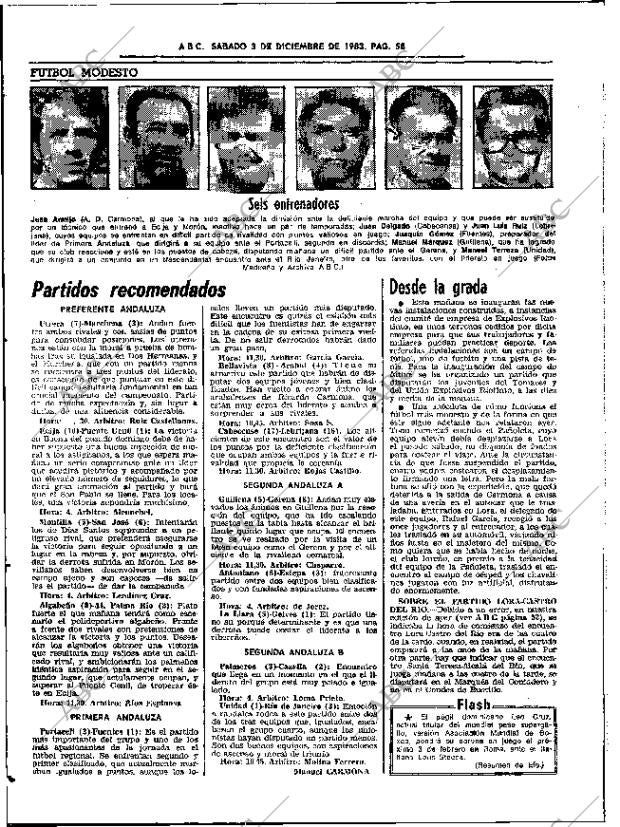 ABC SEVILLA 03-12-1983 página 58