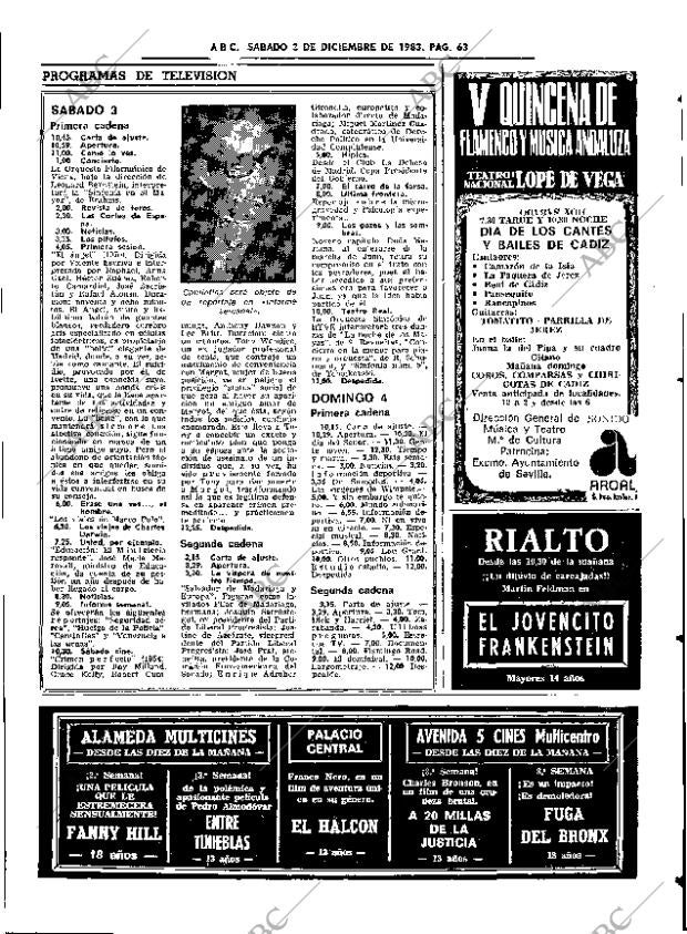 ABC SEVILLA 03-12-1983 página 63