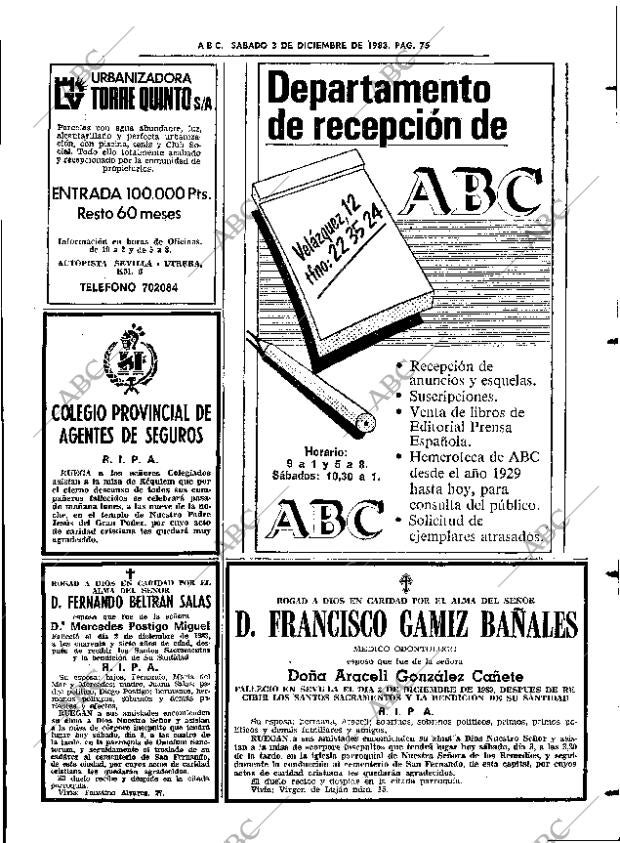 ABC SEVILLA 03-12-1983 página 75