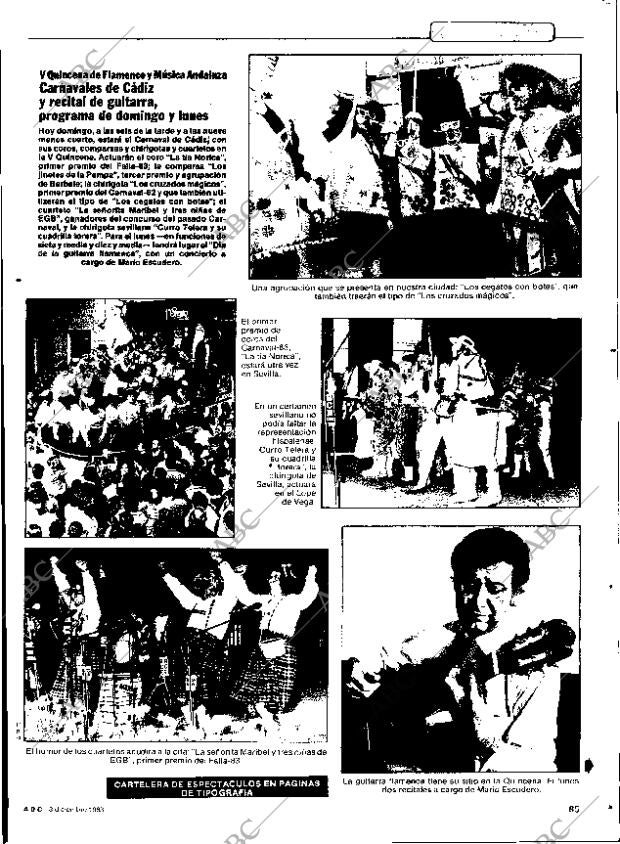 ABC SEVILLA 03-12-1983 página 85