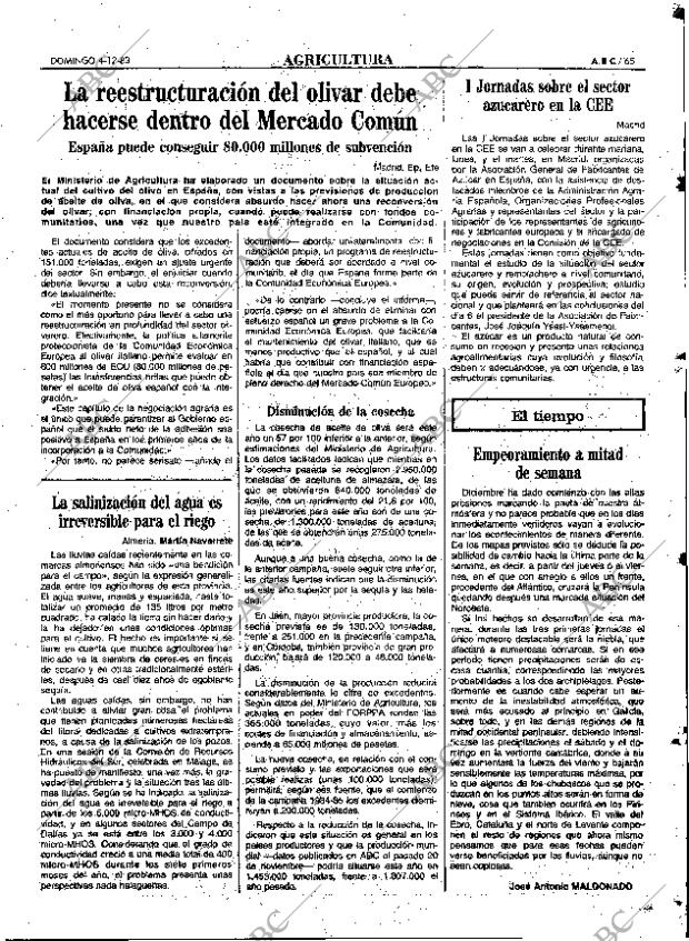 ABC MADRID 04-12-1983 página 65
