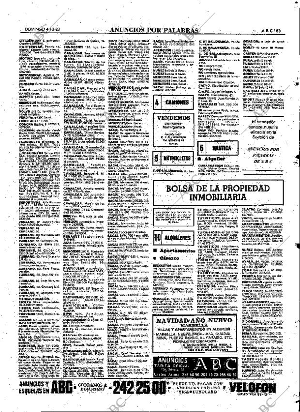 ABC MADRID 04-12-1983 página 83