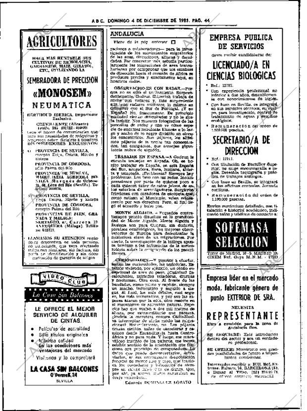 ABC SEVILLA 04-12-1983 página 44