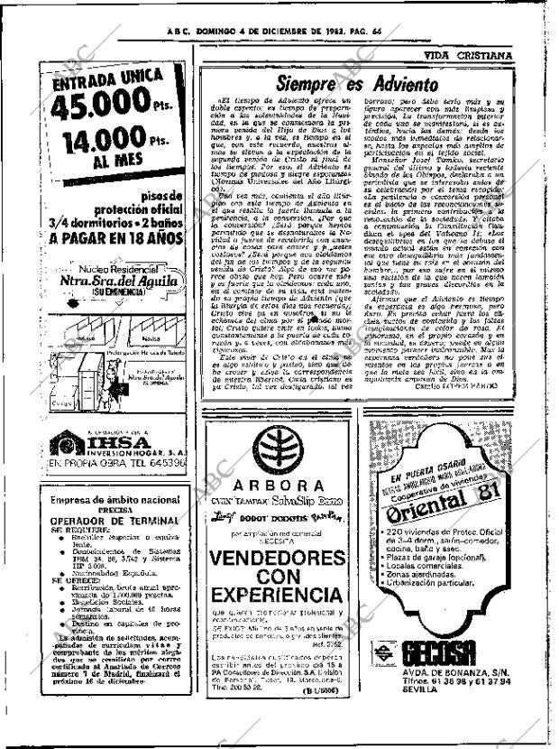 ABC SEVILLA 04-12-1983 página 64