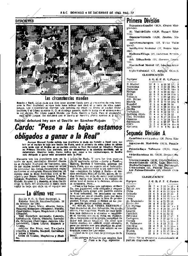 ABC SEVILLA 04-12-1983 página 77