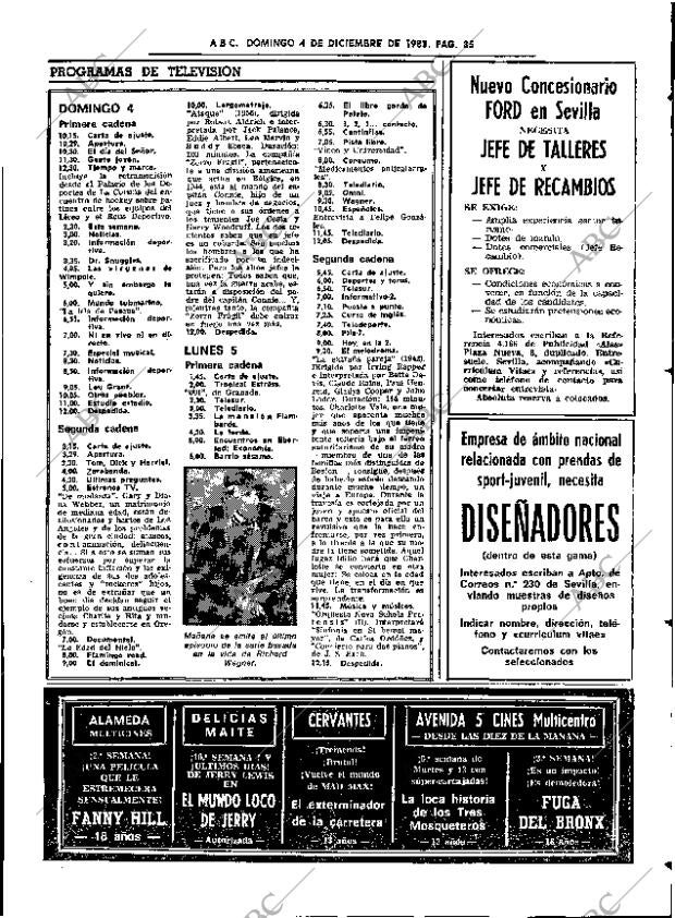 ABC SEVILLA 04-12-1983 página 85