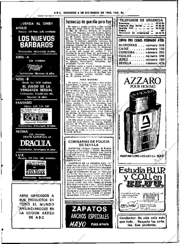 ABC SEVILLA 04-12-1983 página 86