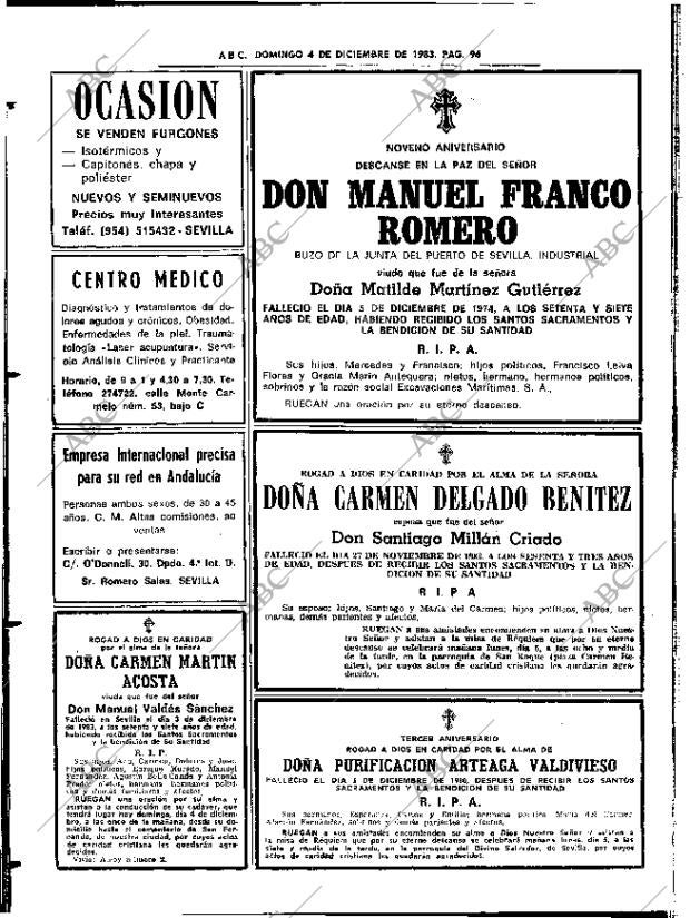 ABC SEVILLA 04-12-1983 página 96