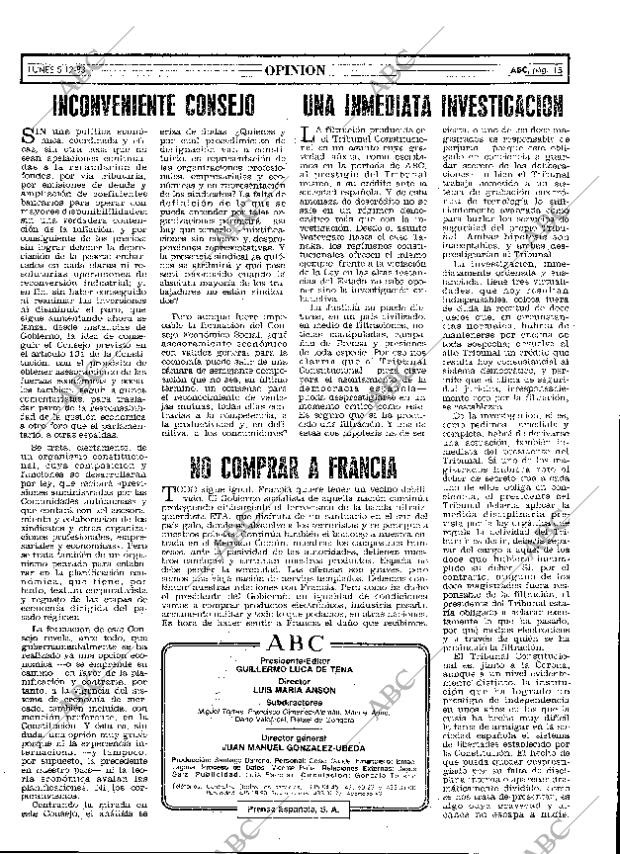 ABC MADRID 05-12-1983 página 15