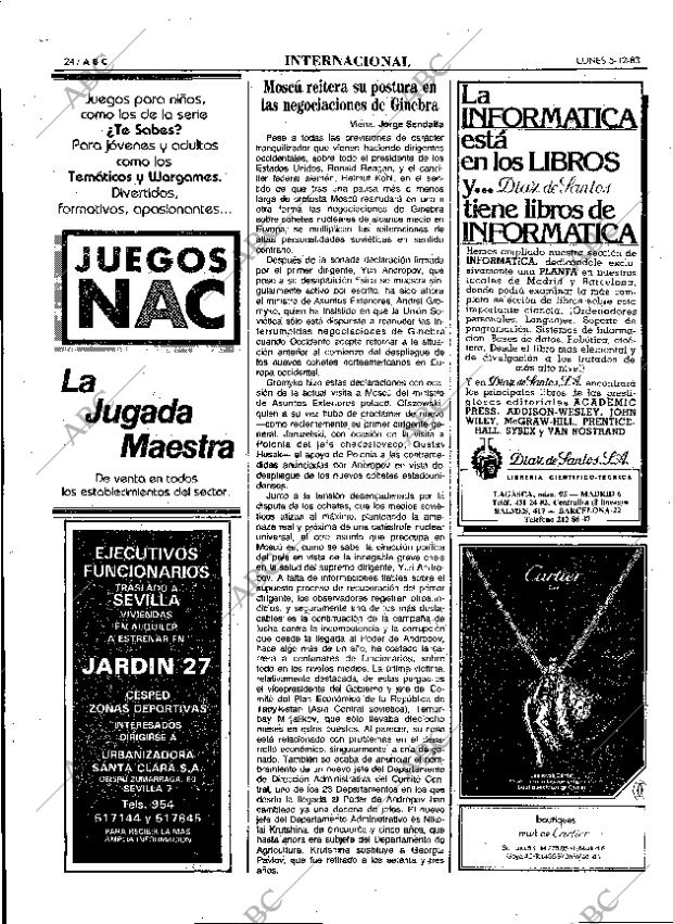 ABC MADRID 05-12-1983 página 24