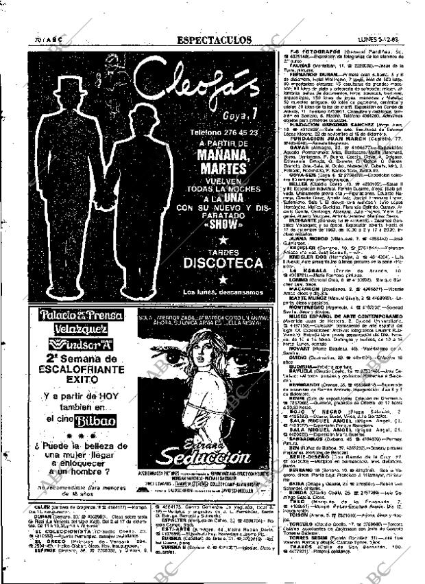 ABC MADRID 05-12-1983 página 70
