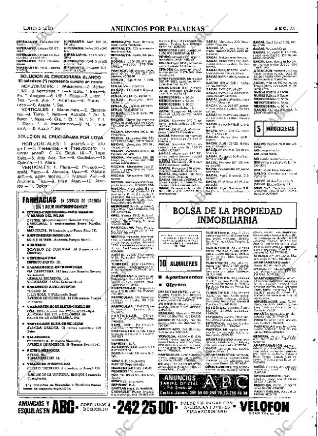 ABC MADRID 05-12-1983 página 73