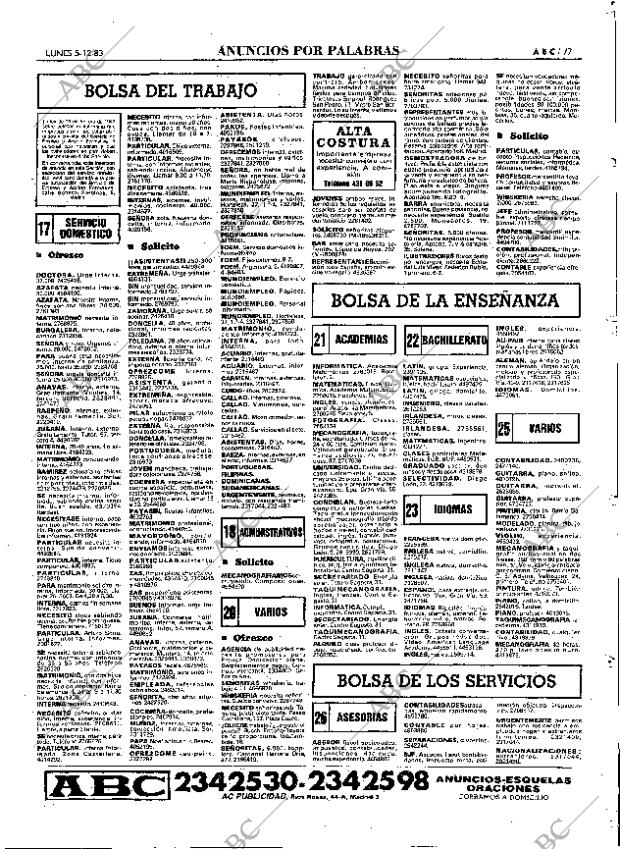 ABC MADRID 05-12-1983 página 77