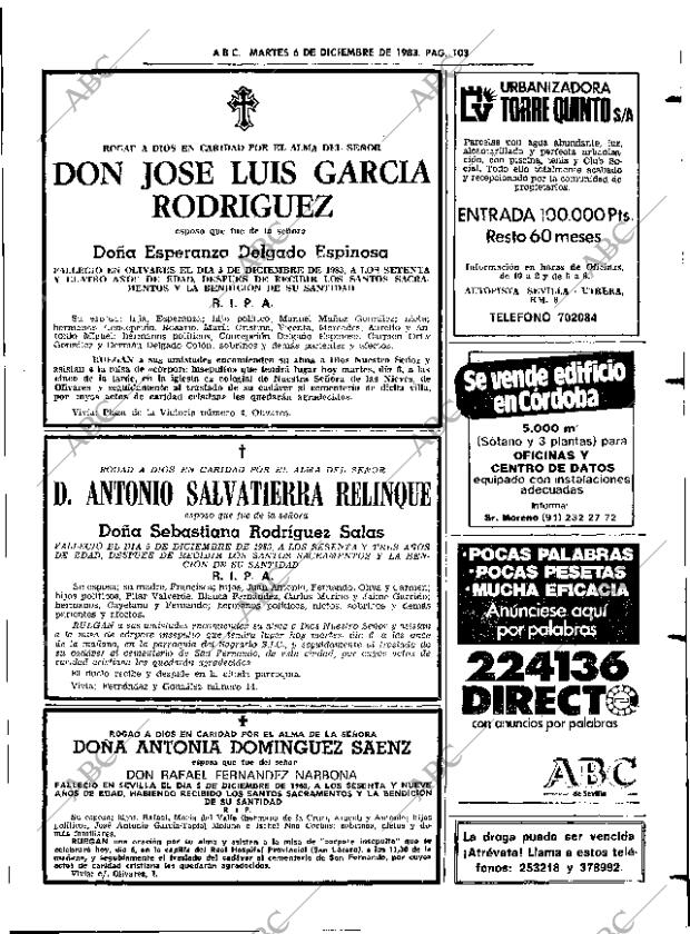 ABC SEVILLA 06-12-1983 página 103