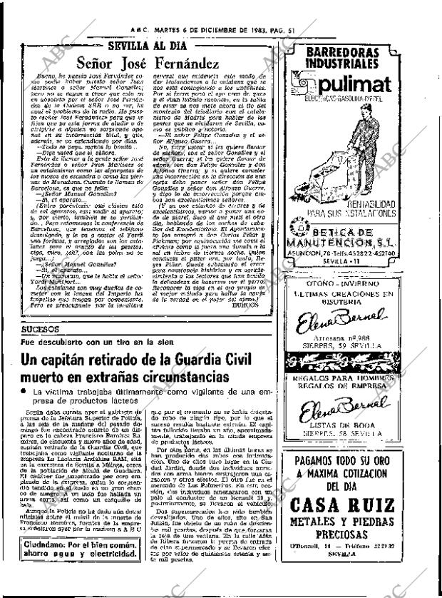 ABC SEVILLA 06-12-1983 página 51