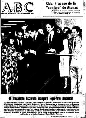 ABC SEVILLA 07-12-1983 página 1
